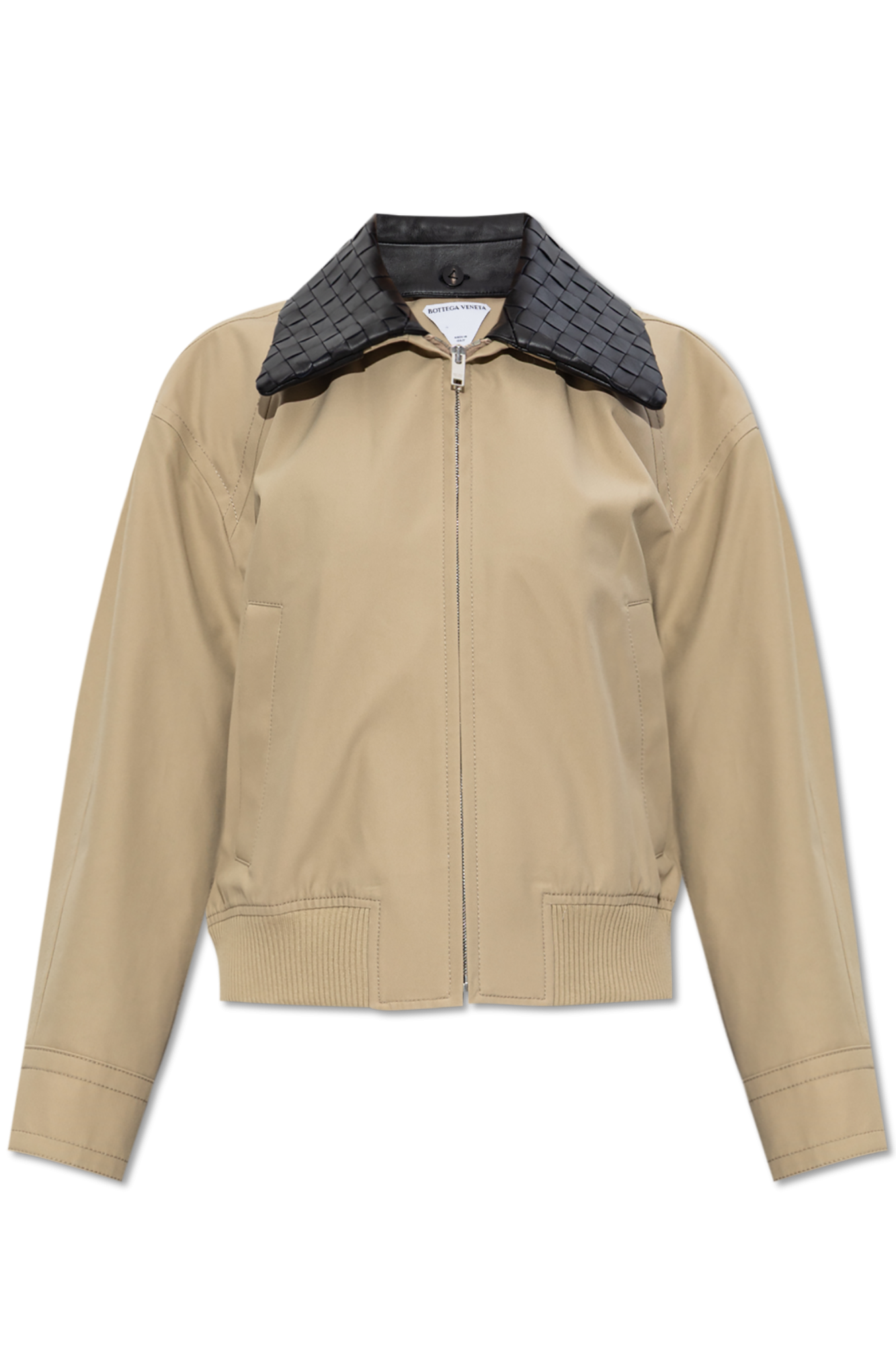 Bottega Veneta Jacket with leather collar | Women's Clothing